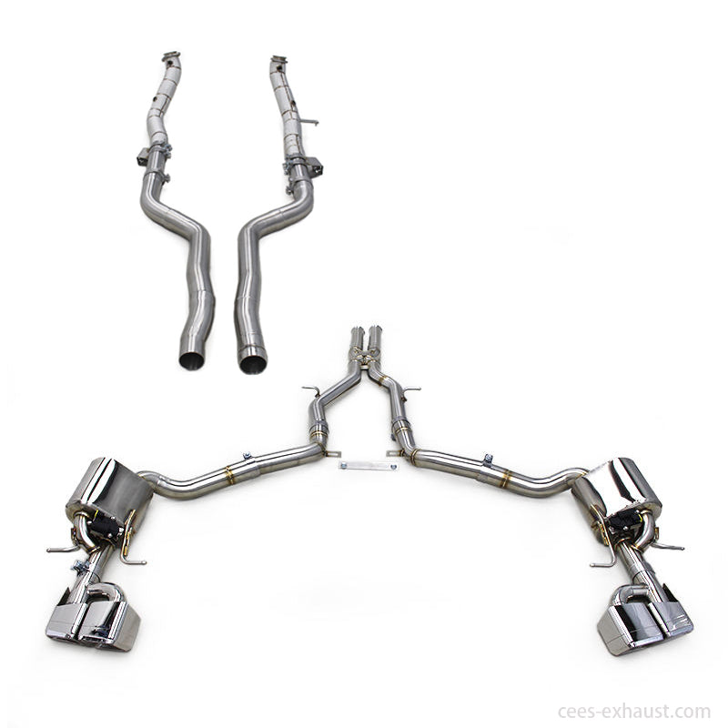 Mercedes-Benz CLS63 AMG W218 5.5T Stainless Steel Valved Sport Exhaust System