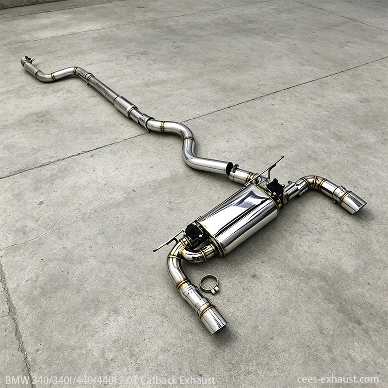 BMW 340i 440i F30 F32 F36 3.0T B58 Valved Sport Exhaust System (F chassis)