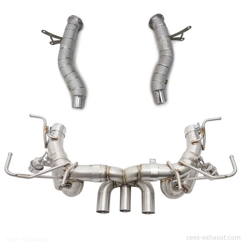 Ferrari 458 V8 4.5 Valved Sport Exhaust System