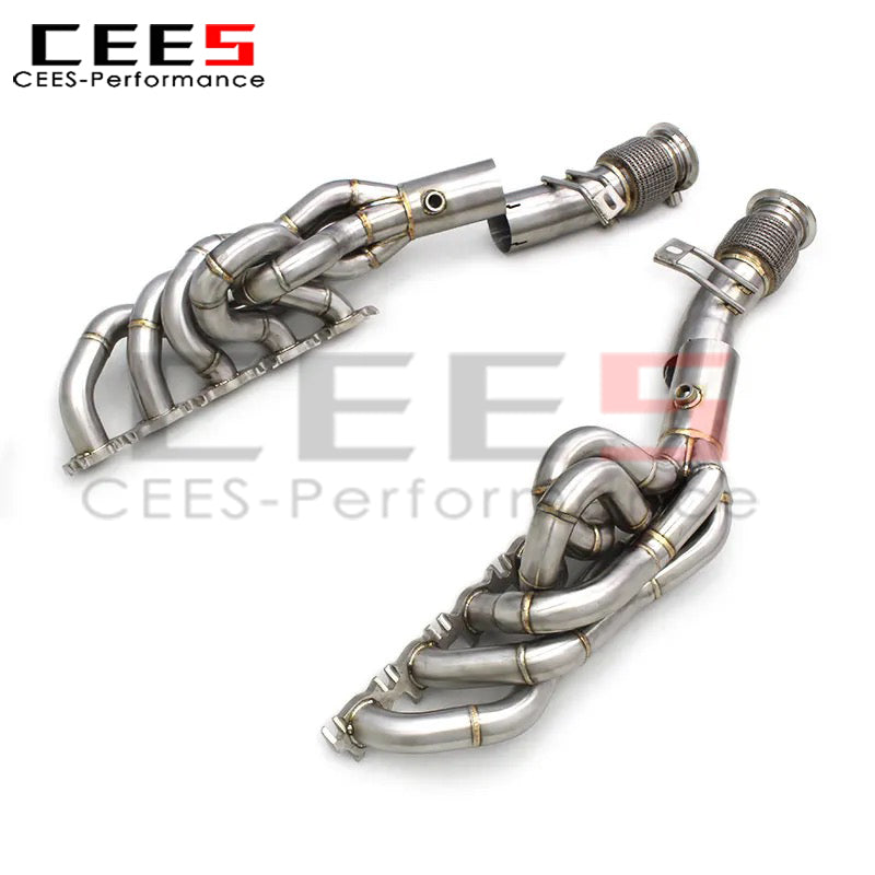 CEES Catback Exhaust Pipes For Lamborghini Gallardo 5.2 LP550/LP560/LP570 2008-2016 Titanium Exhaust Pipe Escape Exhaust System