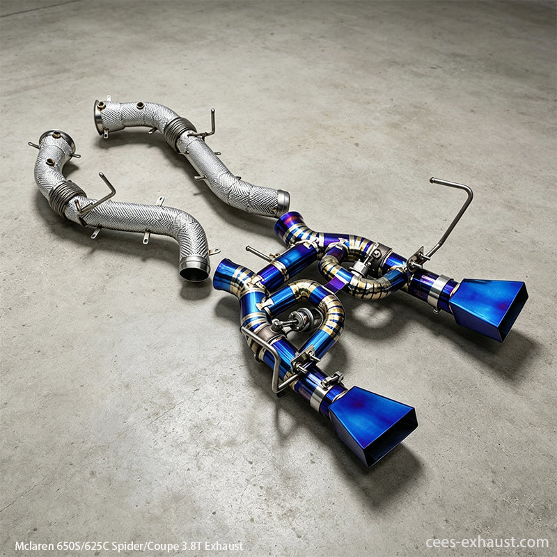 Mclaren 650S/625C Spider/Coupe 3.8T Valved Sport Exhaust System