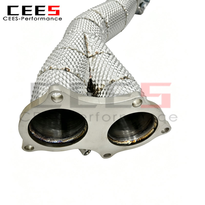 Porsche 718 Cayman GT4 / GTS / Spyder 4.0L Downpipe Exhaust System in stock