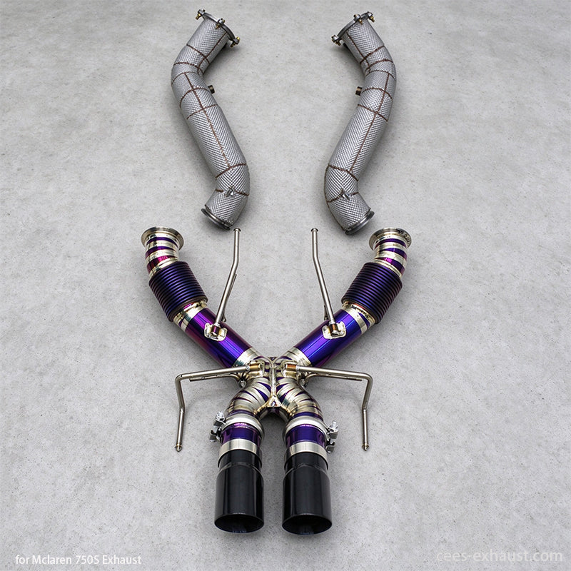 750S Titanium Exhaust