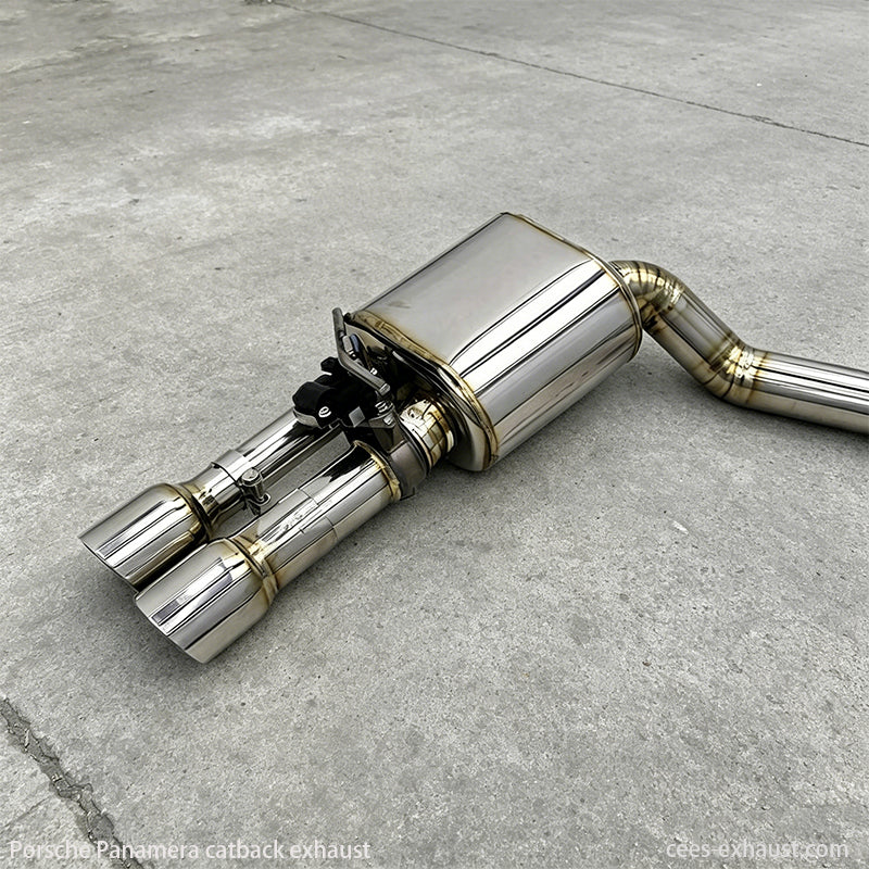 Porsche Panamera 4.8L Valved Sport Exhaust System