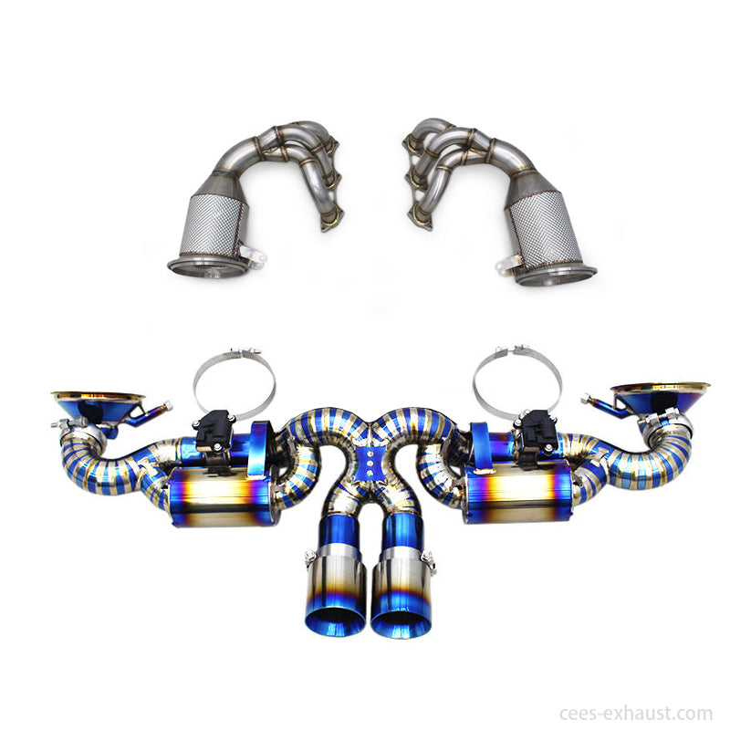 Porsche 911 992 GT3 RS 4.0L Valved Sport Exhaust System