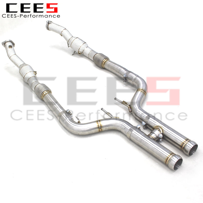 cees for Mercedes-Benz/Maybach S560 4.7 W222 2017-2023 Downpipe Exhaust System
