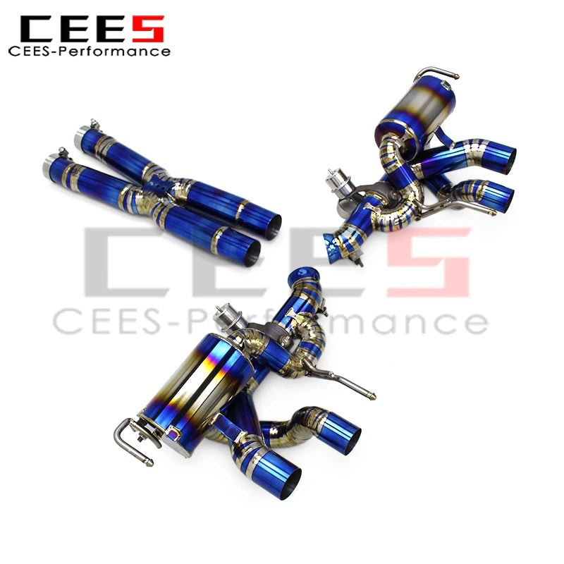 cees Catback Exhaust System For Ferrari California T 3.9T 2012-2018 Racing Car Exhaust Pipe Muffler Stainless Steel/Titanium Escape