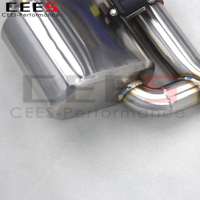 CEES Catback Exhaust For Mercedes-Benz E63 AMG W213 4.0TT 2018-2023 Exhaust Pipe Valve Muffler Stainless Steel/Titanium Exhaust System