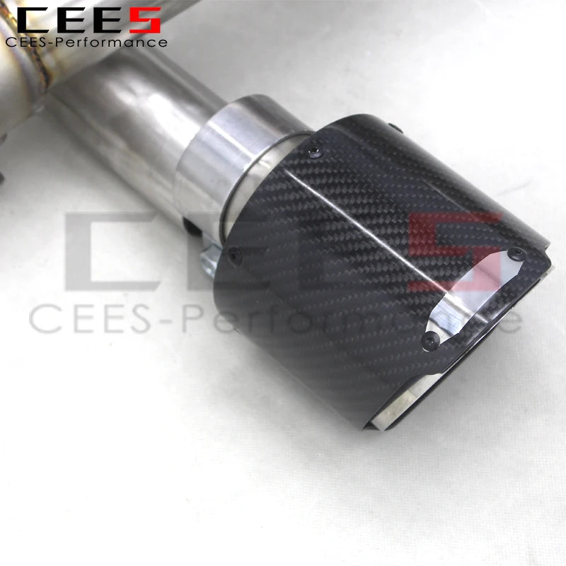CEES Catback Exhaust Pipes Escape For Porsche 718 Cayman GT4 4.0L 2019-2023 Exhaust System Stainless Steel Exhaust Pipe Muffler