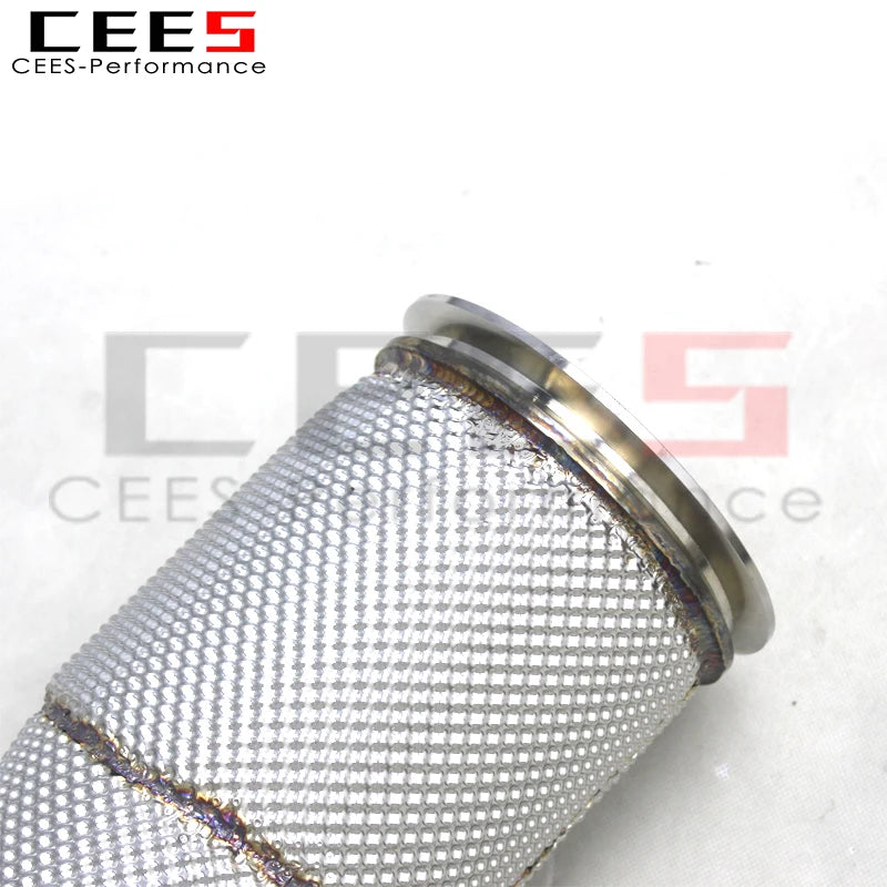 CEES Performance Exhaust System For Audi SQ8 4.0T 2018-2024 Sport Catback100-300 cell Insulated Catalyst Downpipe