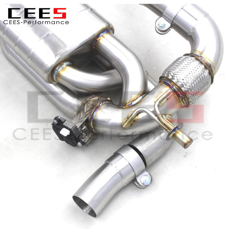 CEES Stainless Steel Catback Exhaust Systems For LOTUS Evora 3.5L 2010-2016 Performance Racing Sport Car Exhaust Muffler