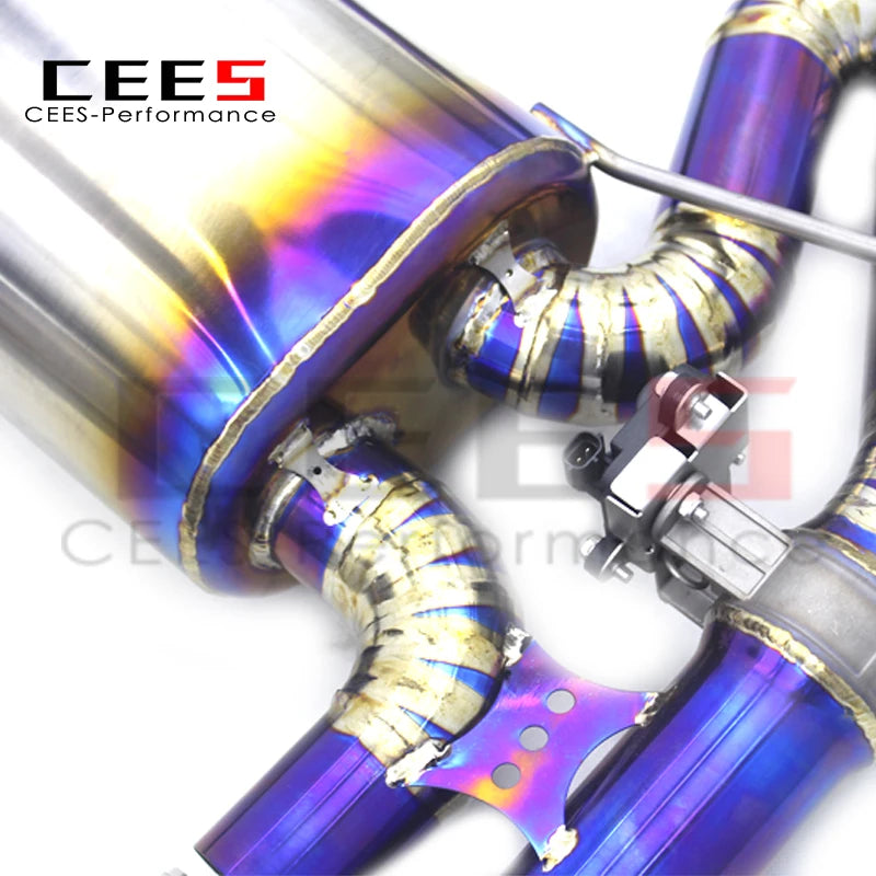 CEES Valvetronic Catback Exhaust systems For BMW M3/M4 F80/F82 3.0T 2015-2019 Performance Titanium Exhaust Pipes