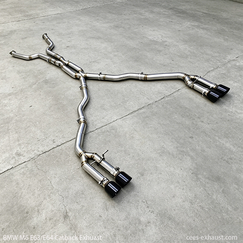 BMW M6 E63/E64 V10 5.0L Direct Pass design Exhaust System