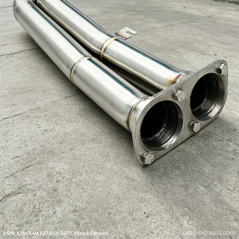 BMW X3M F97 / X4M F98 3.0T Valved Sport Exhaust System(with Z Pipe / X Pipe Design)