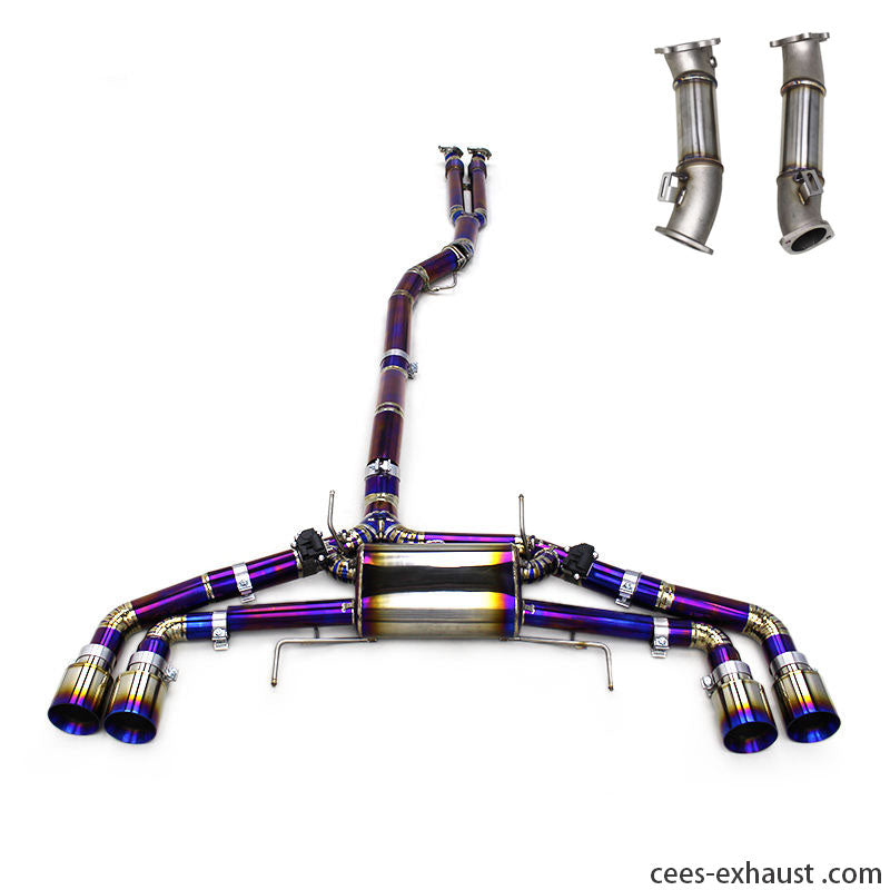Nissan GTR R35 Titanium Valved Sport Exhaust System