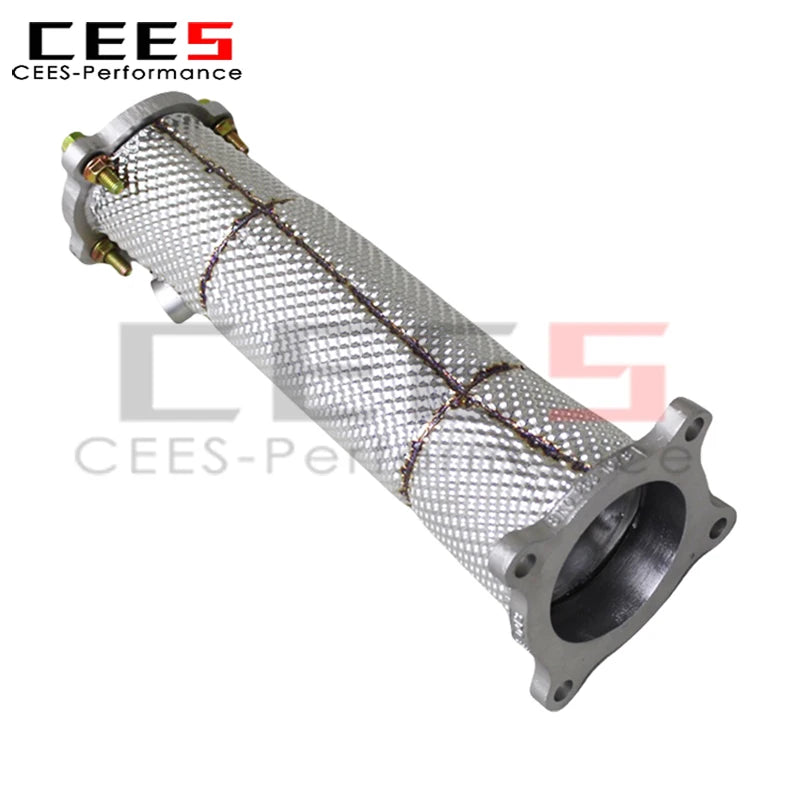 cees Turbo Downpipe Exhaust for Audi A7 2.0T 2019-2024 SUS304 Heat shield Downpipe Exhaust System