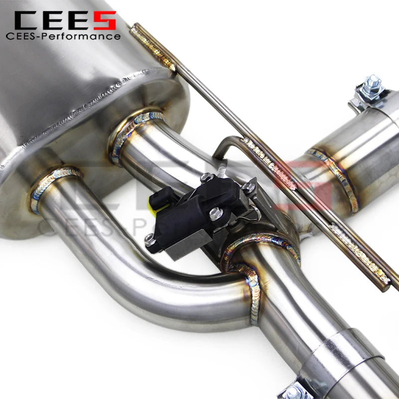 CEES Catback Exhaust Pipes for BMW 530/530i G30/B48 2.0T 2017-2023 Escape SS304 Stainless Steel Exhaust Pipe Muffler System