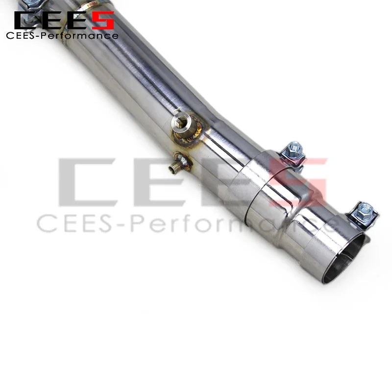 cees Downpipe Exhaust for VW GOLF8 MK8 GTI 2.0T 2021-2022 Stainless Steel High Flow Catted Downpipe with Catalyst Exhaust