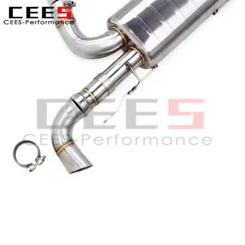 cees Single Valve Catback Exhaust for BMW M340i/M340 3.0T 2019-2024 Stainless Steel Pipe Valvetronic Exhaust System Muffler