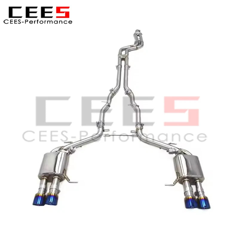 cees Catback Exhaust Pipes for BMW 640/640i 3.0T 2012-2018 Stainless Steel Performance Muffler Vacuum Valve Exhaust System