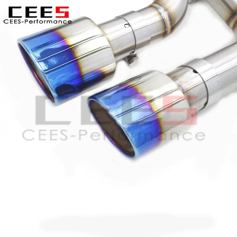 cees SS304 Stainless Steel Axle Exhaust for Lexus LC500/LC500H 3.5L 2016-2021 Tuning Auto Parts Exhaust Pipe System Assembly