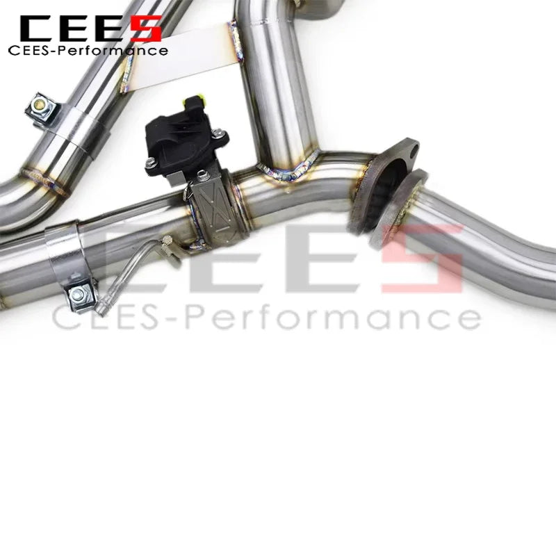 cees Tuning Exhaust Pipe for BMW 530 530i B48 3.0T 2017-2023 SS304 Stainless Steel Sport Catback Exhaust System Muffler Assembly