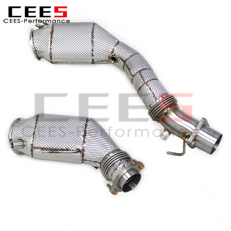 cees for BMW M2C/M2 Competition F87 S55 3.0T 2020-2024 Stainless Steel Downpipe Exhaust System
