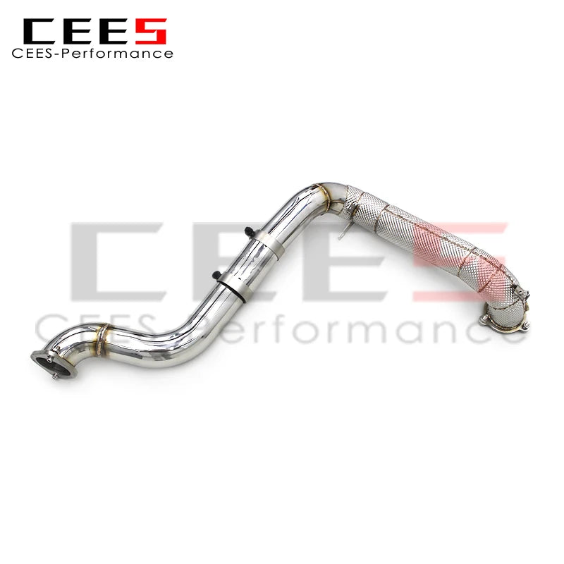 CEES Performance Competition Exhaust Empty downpipe For Mercedes-Benz A35 AMG W177 2.0T 2020-2023 Stainless Steel Exhaust downpipe exhaust