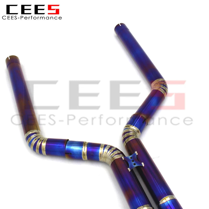 CEES Catback Exhaust for BMW M5 F90 4.4T 2018-2023 Performance Titanium Valve Exhaust Pipe Muffler Exhaust System Escape