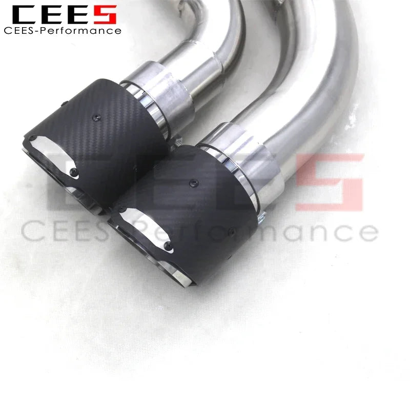 cees Catback Exhaust Pipes For BMW M8 F91/F92/F93 4.4T 2019-2023 Valvetronic Muffler X Pipe Modify Sound car exhaust tips System Stainless steel/Titanium
