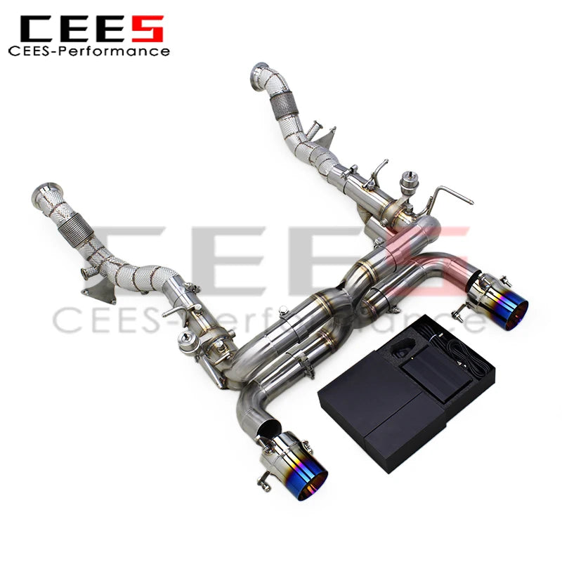 cees for Ferrari F8 Spider/Tributo V8 3.9T 2019+ Valved Sport Exhaust System