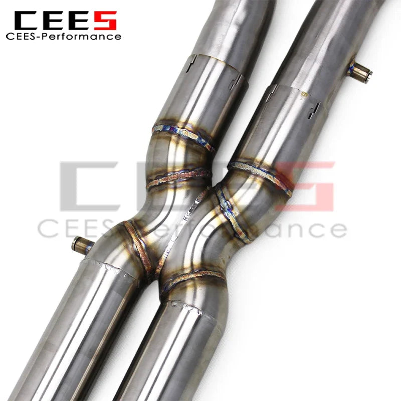 cees Valvetronic Catback Exhaust System for BMW X5M/X6M F95/F96 4.4TT 2020-2024 Stainless Steel with OPF Exhaust Pipe Muffler