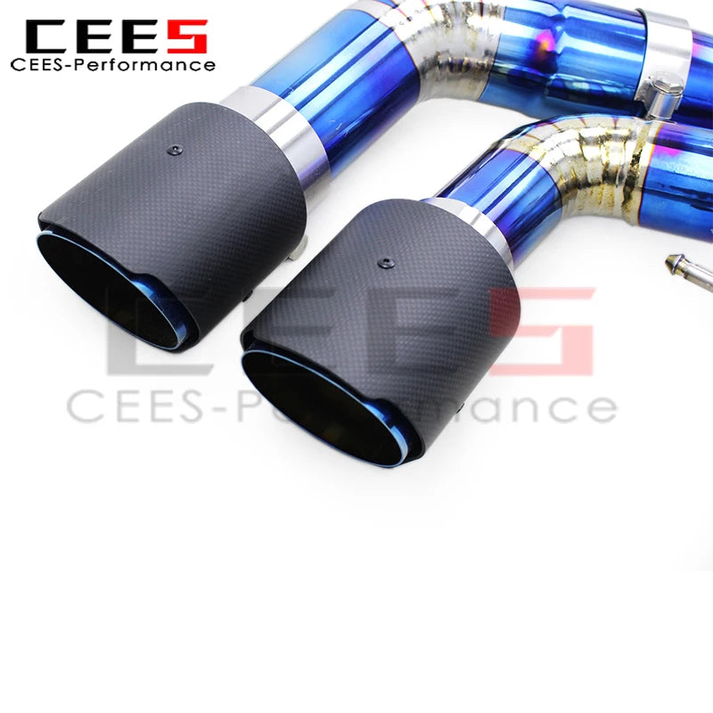 cees Catback Exhaust Escape for BMW M5 F90 LCI 4.4T 2018-2024 Racing Car Titanium Valved Muffler Pipe with Exhaust System