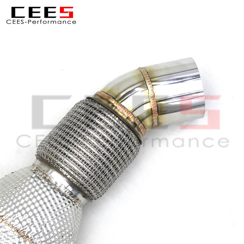 CEES Downpipe For BMW TH3 340 B58 3.0T 2014-2022 High flow catted downpipe Exhaust Downpipe