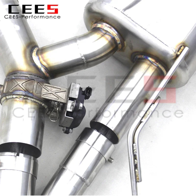 CEES Stainless Steel Exhaust Pipe Muffler for BMW X5M/X6M 4.4T 2010-2023 Tuning Car Escape Exhaust System Assembly