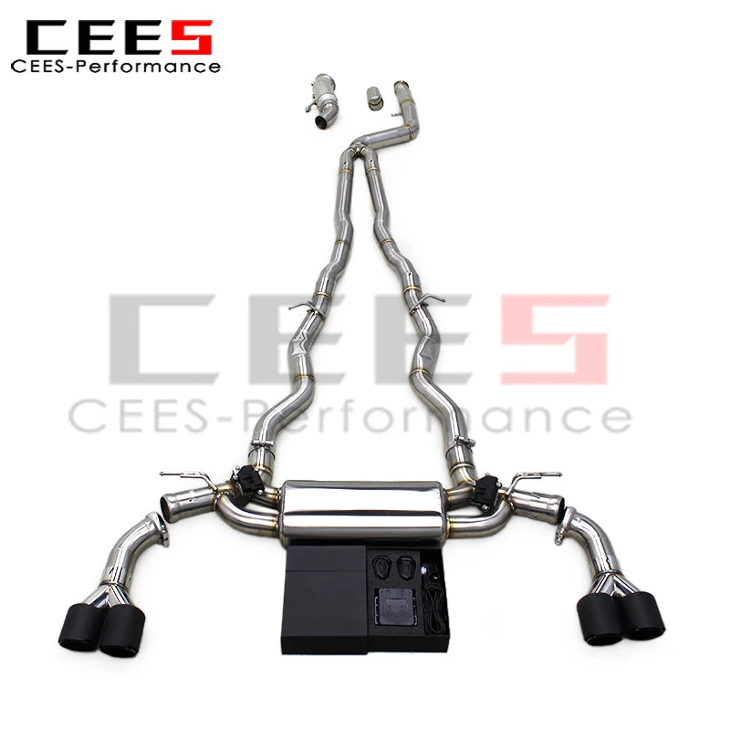 cees Catback Exhaust Muffler with Downpipe for BMW 840i G16 B58 3.0T ...