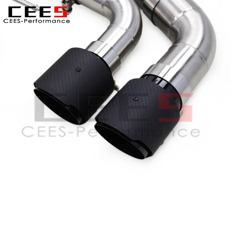 cees Exhaust Catback Assembly for BMW M8 F91/F92/F93 4.4T 2017-2023 Stainless Steel Exhaust Pipe Valvetronic Muffler System