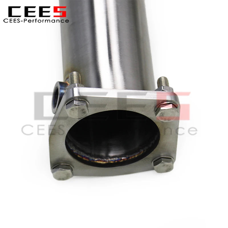 cees Performance Catback Exhaust System for Porsche 911 997/997.1 Turbo 3.6L 2004-2012 Escape Valved Sport Exhaust Pipe Muffler