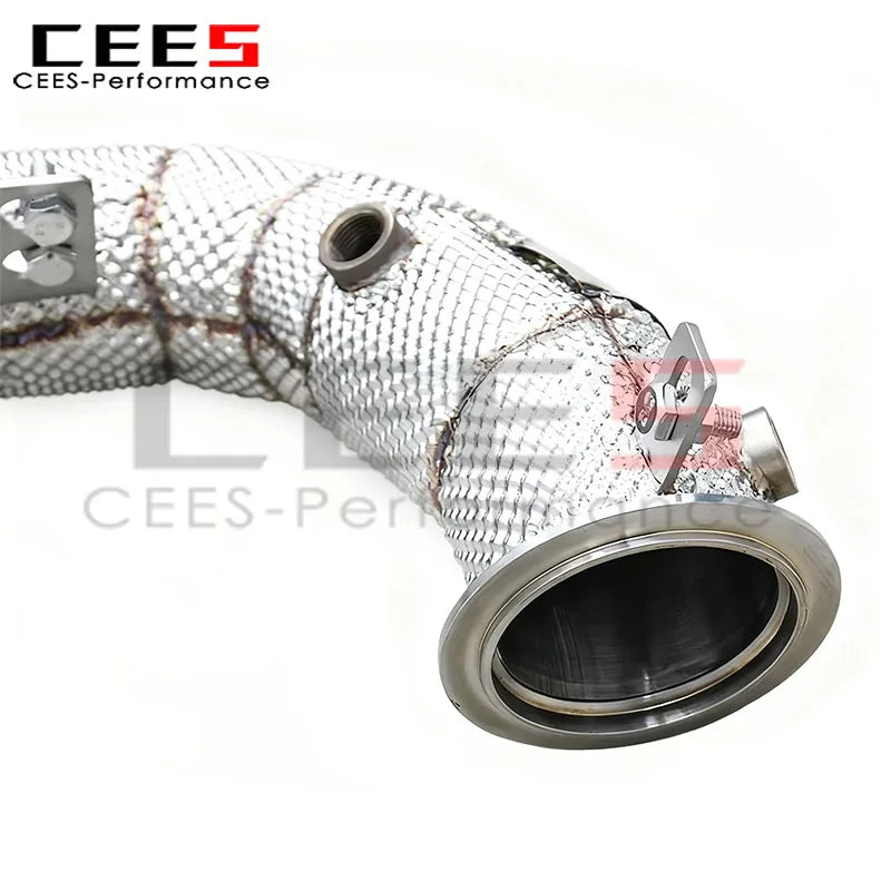 BMW X5M/X6M E70/E71 4.4TT 2010-2014 Stainless Steel Heat shield Downpipe Exhaust System