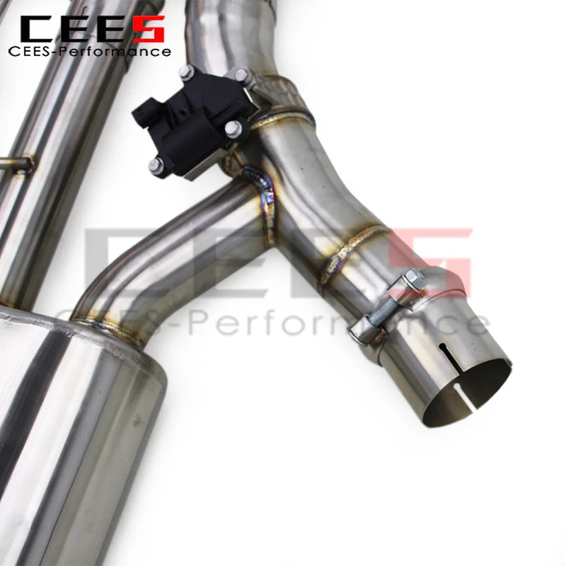 BMW X5 X6 M60i 4.4TT 2024 SS304 Valved Sport Exhaust System