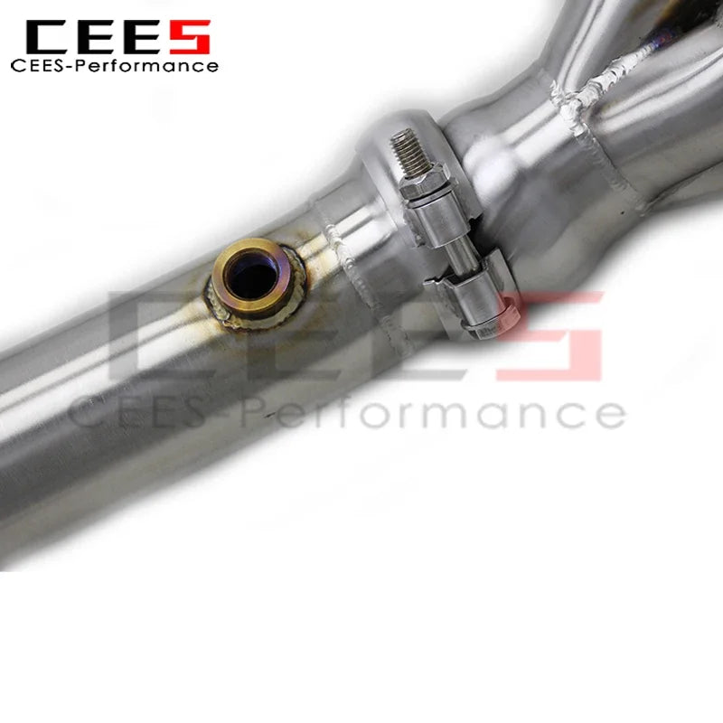 cees Exhaust Manifold Pipes for Mercedes-Benz SLS AMG C197 6.2L 2011+ SUS304 Stainless Steel Racing Tuning Exhaust Pipe System