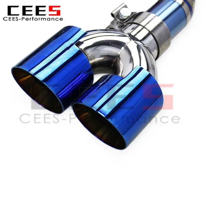 cees Titanium Straight Exhaust Pipes for BMW 530 530i G31 3.0T 2024 Catback Exhaust Muffler Valvetronic Rebound System Assembly