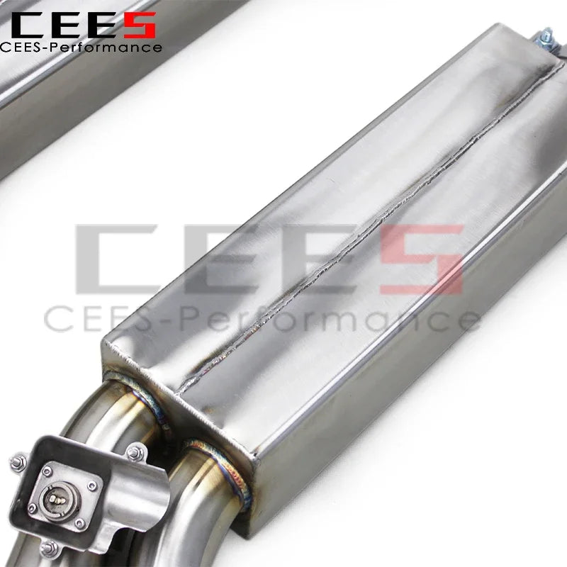 cees Exhaust Pipes for Mercedes-Benz G63 AMG W464 4.0T 2019-2023 Stainless Steel Catback OEM Valve Muffler Carbon Black Tips