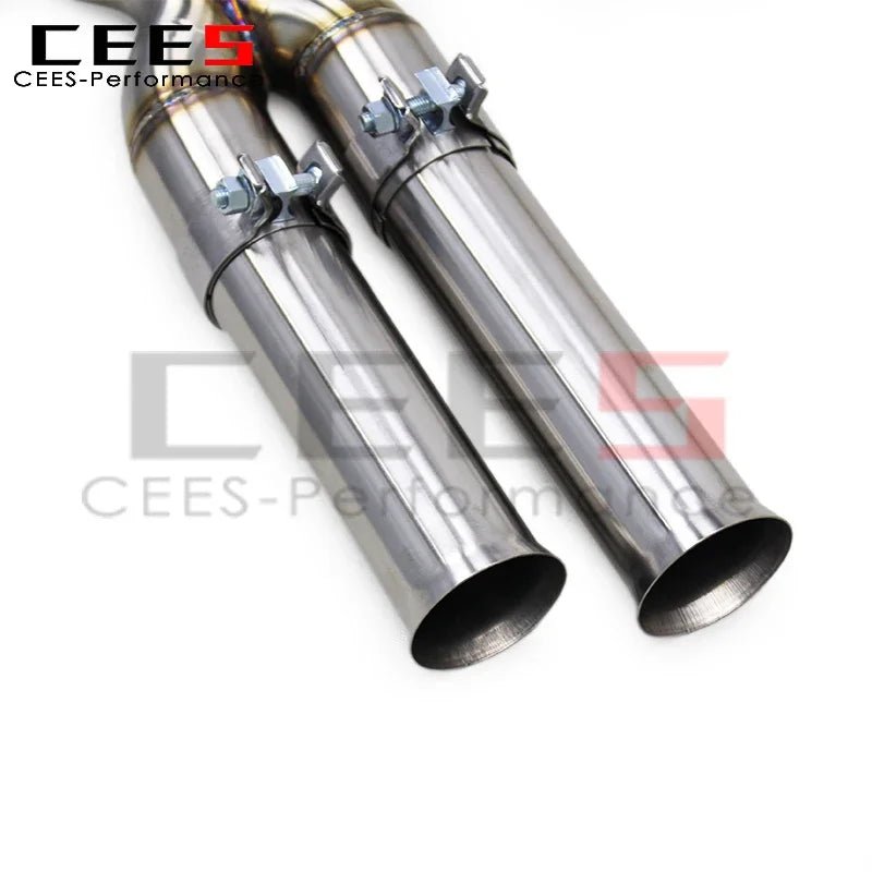 cees Catback System for Mercedes-Benz E63 E63S W212 6.2L AMG 2007-2016 Stainless Steel Muffler Valvetronic Exhaust Pipe System