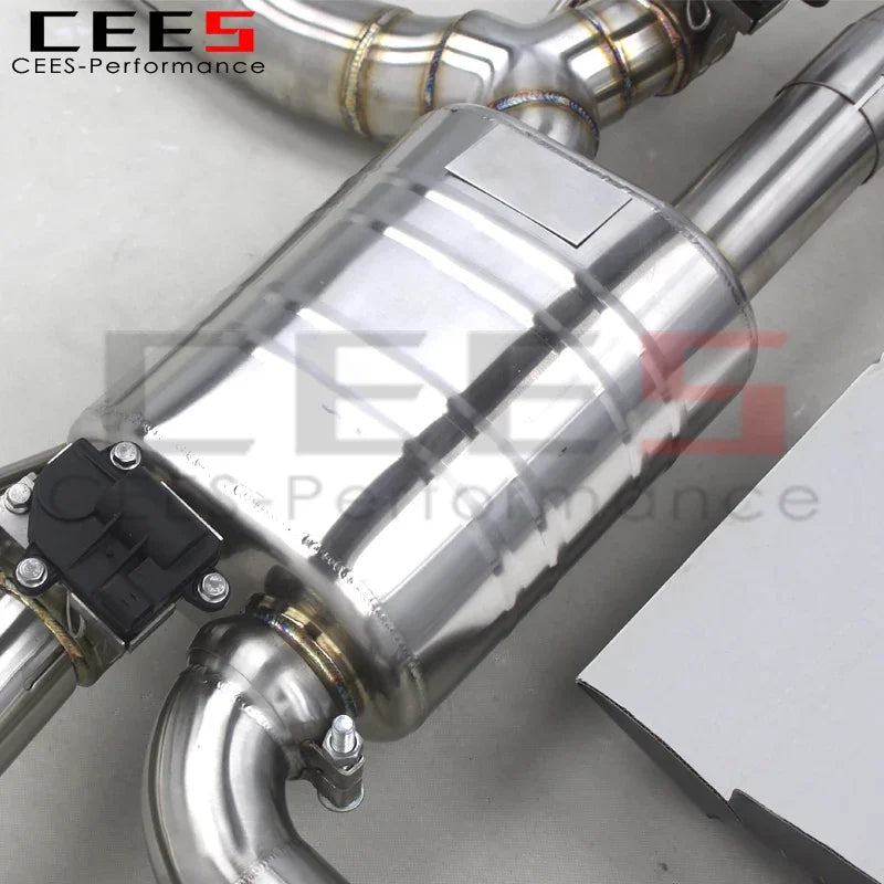 CEES Catback Exhaust Pipes System for BMW M2 F87 3.0T 2014-2018 Stainless Steel Car Escape Exhaust Pipe Muffler Assembly