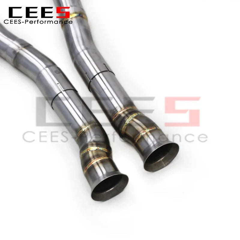 cees Valvetronic Catback Exhaust System for Mercedes-Benz S500 3.0T 2022-2024 Stainless Steel Exhaust Pipe Muffler Quad Outlet