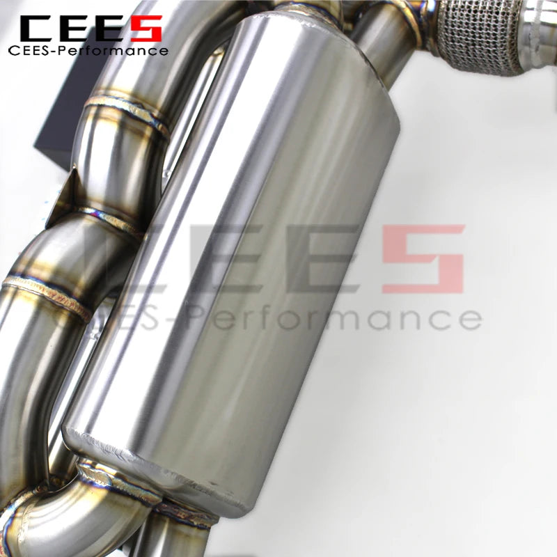 cees Performance Catback Exhaust System for Audi R8 V8 4.2L 2007-2013 Valved Sport Muffler Car Escape Titanium Exhaust Pipes