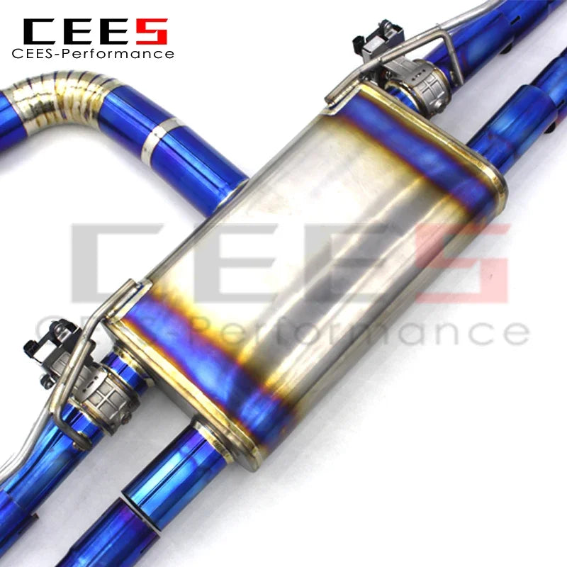 cees Catback Exhaust System for VW Golf MK7.5/7.5 GTI 2.0T 2015-2019 Performance Titanium Car Exhaust Pipe Muffler Assembly