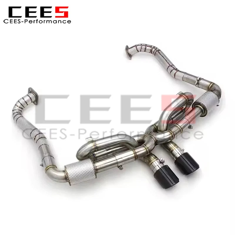 CEES Catback Exhaust for Porsche 718 Boxster/Cayman 2.0T 2016-2022 Upgrades GT4 Valved Sport Exhaust System