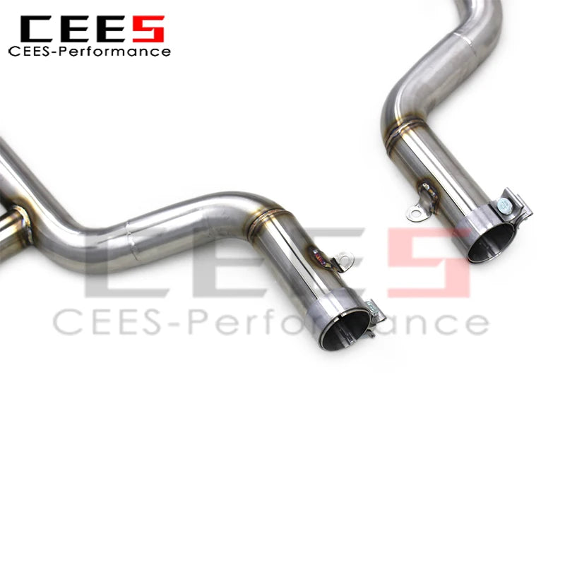 cees Stainless Steel Axle Exhaust Pipes System for Maserati Quattroporte 4.2L 2004-2011 Exhaust Pipe Muffler Exhaust Silencer